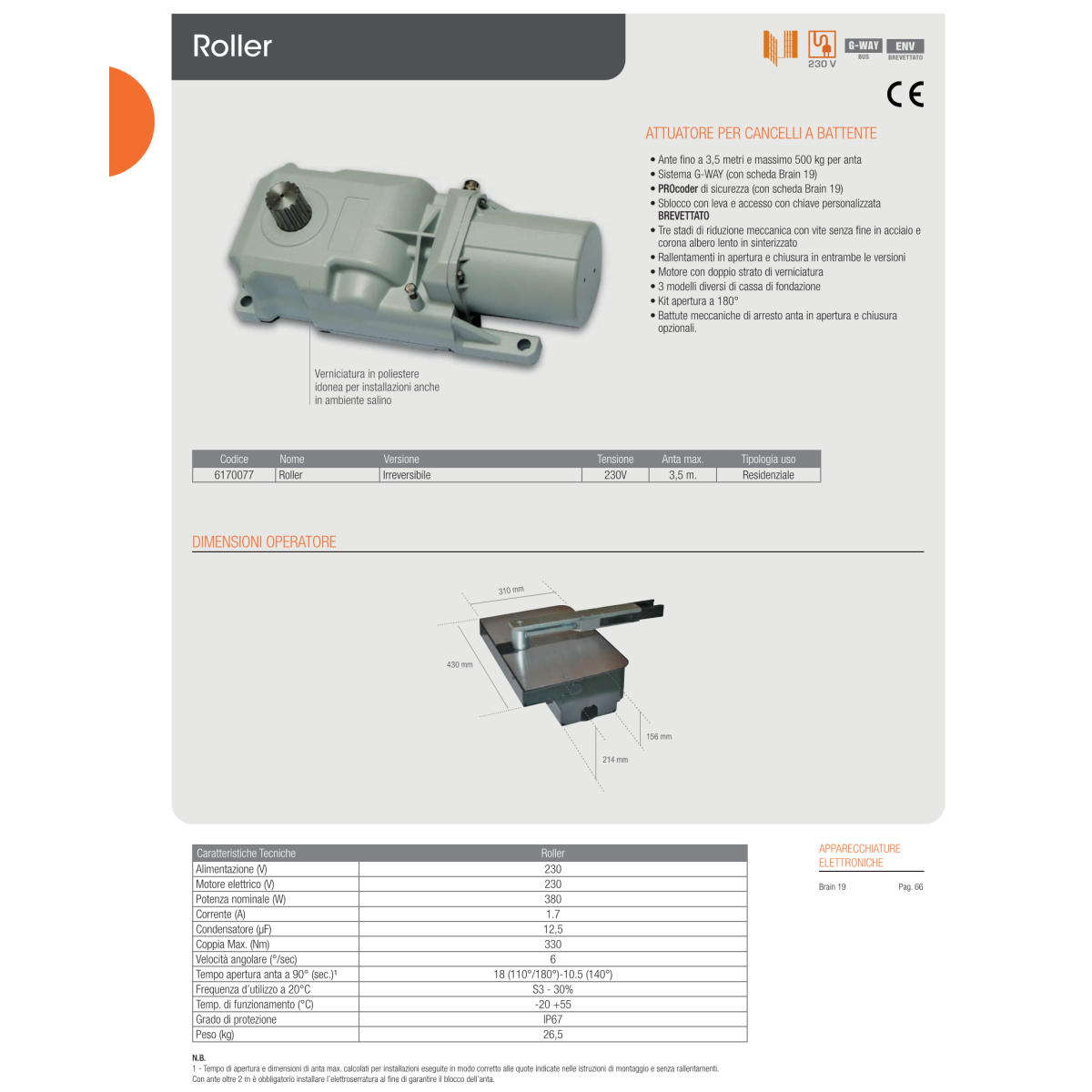 Kit Pour Portails Battants Roller Kit Mhz Faac Genius V