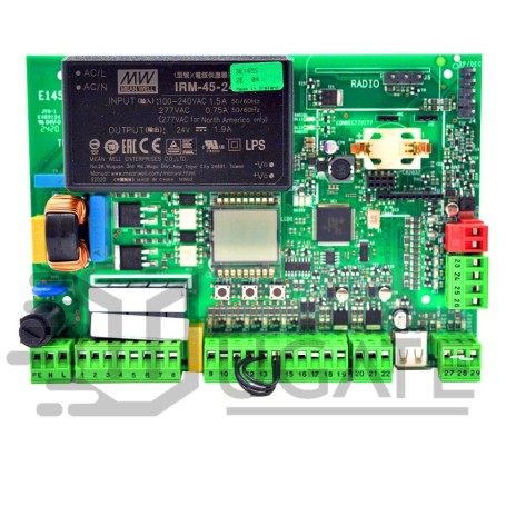 Panel de control electrónico de placa central 230v original FAAC E145S 790076