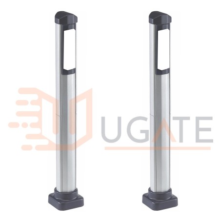 Paar von zwei 2 niedrigen Säulen 50 cm für SAFEBEAM XP20 Fotozellen FAAC 401039