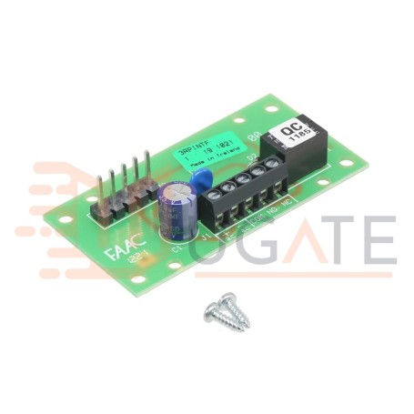 RELE RP interface module board for 5-pin FAAC 787725 plug-in receivers
