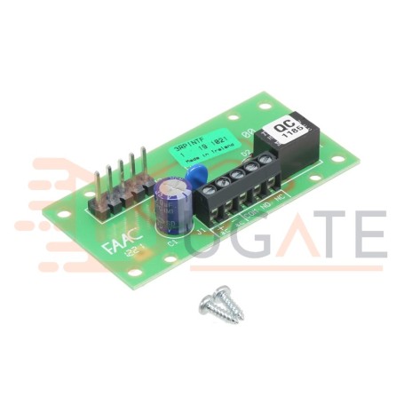 Placa de módulo de interface RP RELAY para recetores plug-in de 5 pinos FAAC 787725