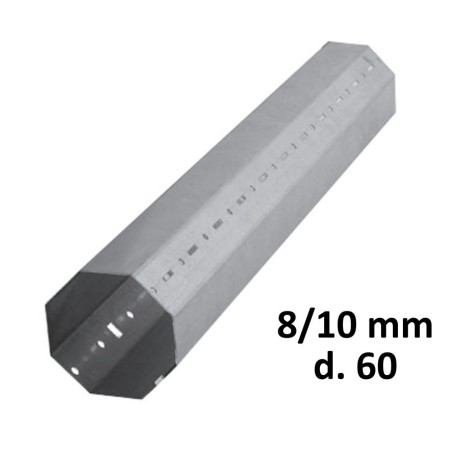 Osmihranná trubka průměr. 60 pro motorizaci rolet tloušťky 8/10