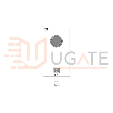 Placa transmissora fotocelular LAB LIN2 XEL2 DITEC ENTREMATIC 6LAB3T NC6LAB3T