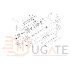Komplett zár SILVER 1B 1BH 40B 4BH csere DITEC ENTREMATIC 0SLSE NC0SLSE