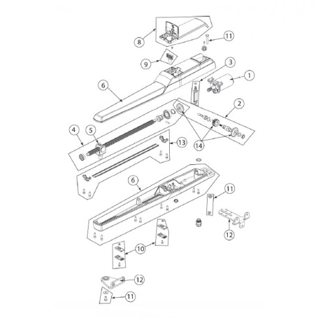 Vis de plomb pour PWR 50H HR HV DITEC ENTREMATIC NC6PWR50M 6PWR50M