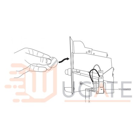 Ersatzteil 30 LAN60 Original Ersatz DITEC ENTREMATIC 6LAN60 NC6LAN60