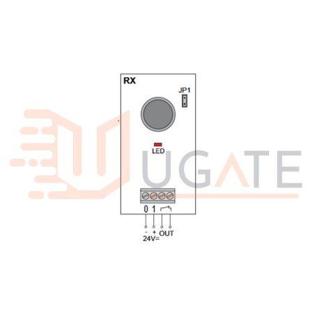 Photocell Receiver Board LAB 3 4 LIN2 XEL2 DITEC ENTREMATIC 6LAB3R NC6LAB3R