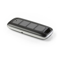 Controle de rádio Rolling Code 4 canais GIBIDI MAKO 433 MHz preto AU03100