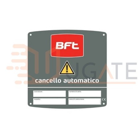 Warning Sign Monitor Signal 180X180 mm BFT CMS D831081