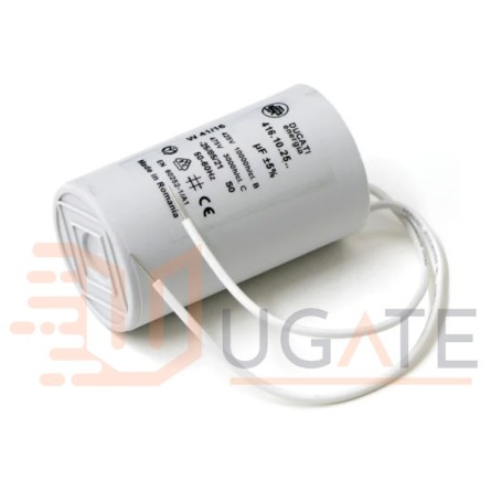 Capacitor de 20 UF com cabo de 150 mm Peça de reposição genuína FAAC GENIUS 6020075