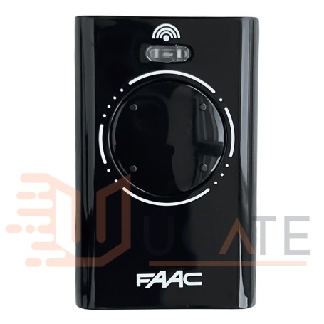 Transmissor de controle remoto de controle de rádio XT4 868 SLH Preto Original FAAC 7870101