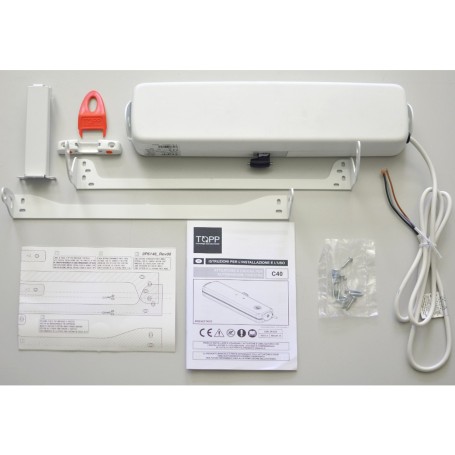 Siłownik Silnika Łańcuchowego do Okien Uchylnych TOPP C40 24V 3A29952 BIAŁY