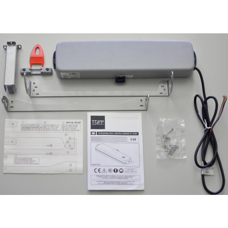 Siłownik silnika łańcuchowego do okien uchylnych TOPP C40 230V 3A29903 SZARY