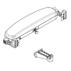Ķēdes motora izpildmehānisms logiem no apakšas TOPP C25 230V 3A80002 White 2