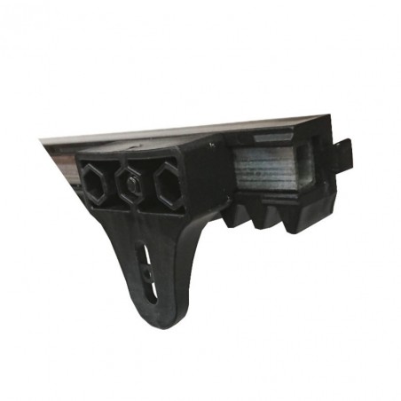 Nylon rack with steel core with adjustable brackets up to 1000 Kg door