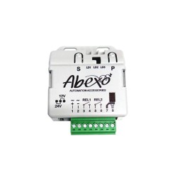 UNI-RXO-2-BOX 2-kanálový multifrekvenční přijímač pro pevné dálkové ovládání a rolovací kód 2