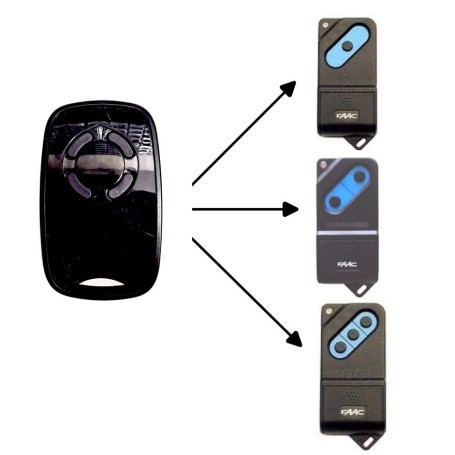 Remote control remote control copier for gates Universal 433-868MHz 4 channels
