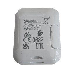 Transmissor de Controle Remoto Transmissor Era One 2 Channel 433 NICE ON2E Original 2