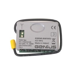 RQFZ 433 MHz 3-kontaktiline vastuvõtja GENIUS 6100346 originaal