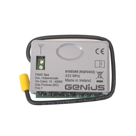 RQFZ 433 MHz 3pin Recetor GENIUS 6100346 Original