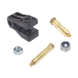 FAAC rear fork complete with long and short axle and nuts