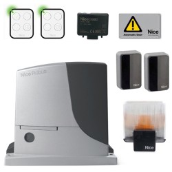 Kit de automação para portões de correr até 600 kg 24v NICE Robus RB600BDKCE