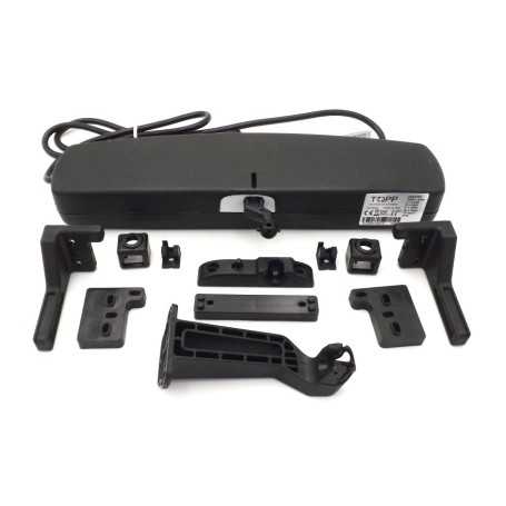 Atuador de motor de corrente para janelas suspensas na parte inferior TOPP C25 230V 3A80001 PRETO