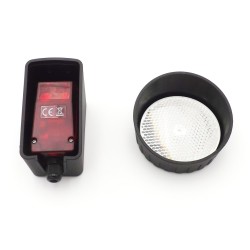Fotocélula de reflexo, reflexo, reflexo completo com refletor e acessórios