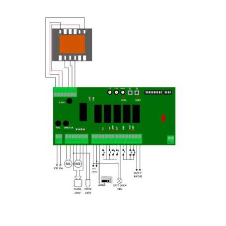 Ovládací panel, karta, řídicí jednotka kompatibilní s CAME ZA3 ex 3199ZA3