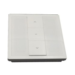 Radio wall button for 1 roller shutter motor or curtain up, down and stop