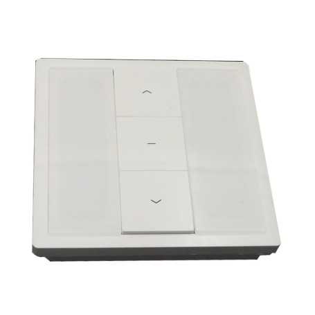 Radio wall button for 1 roller shutter motor or curtain up, down and stop