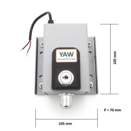 IRONLATCH220 Elektromos zár, 220V acél elektrokaró ütközőlemezzel