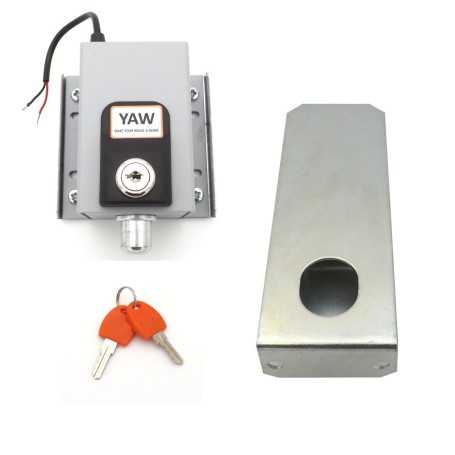 IRONLATCH220 Електрическа брава, 220V стоманен електрокол с ударна плоча