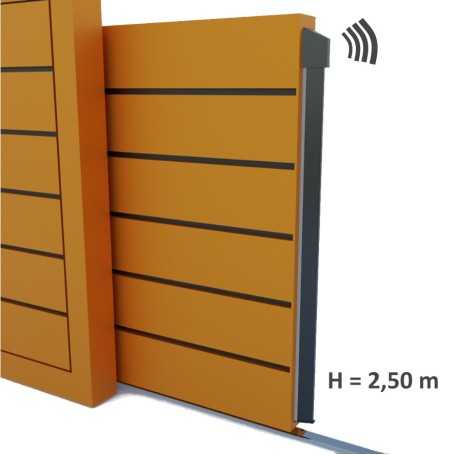 Radio wi-fi safety board with built-in transmitter length 2.50m