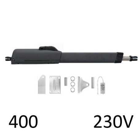 MISTRAL Motor za pogon nihajnih vrat 400 mm 6170120 230V FAAC GENIUS