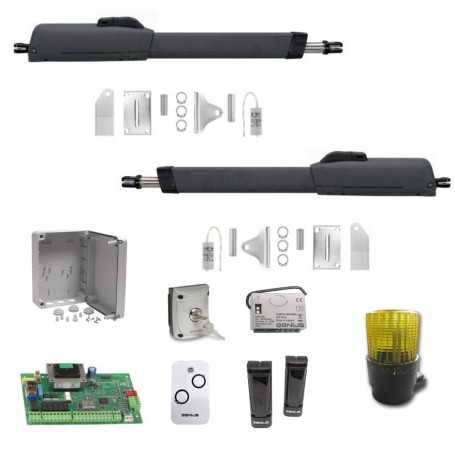 Kit pour portails battants MISTRAL KIT 868 JLC 230v FAAC GENIUS 51700931