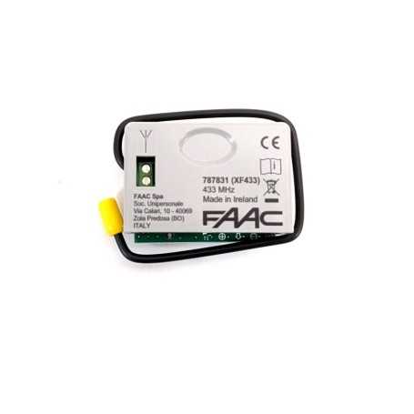 Imtuvo imtuvo modulis 3 kontaktų OmniDEC FAAC XF 433 787831 Ex 319006