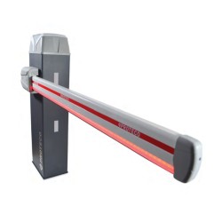 S-PARK Barrière routière automatique complète avec poteau de 4 mètres avec pare-chocs