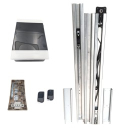 Kompletní sada pro otevírání sekčních vrat power 600N s dálkovým ovládáním a kolejnicí