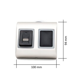 Leitor biométrico de impressões digitais B100PROXS-MF-SA com leitor de cartões RFID MIFARE