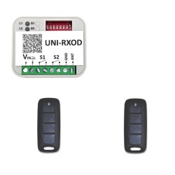KRX-GB-433 Outdoor Receiver Kit with 2 MAKO Remote Controls from GIBIDI