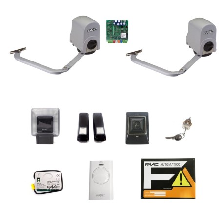 FAAC ENERY: Perfektná súprava pre brány s veľkými murovanými stĺpmi