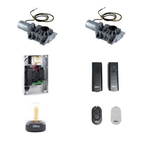 Kit Motor Subterráneo 24V CUBIC Puerta Batiente DITEC ENTREMATIC DITCB24L