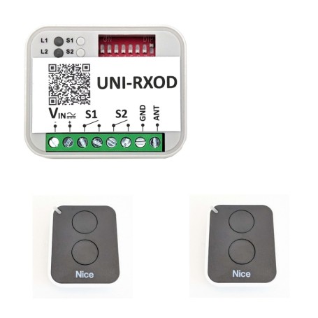 KRX-NI-433 : votre kit radio universel NICE pour un contrôle complet