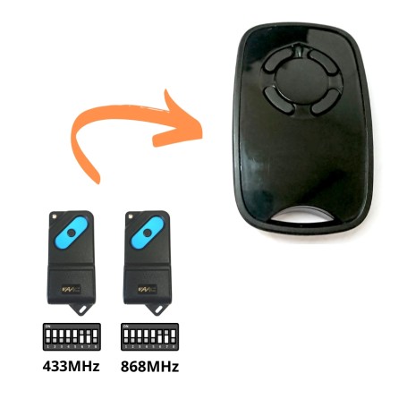 UNI-TX Universal 433/868MHz copiadora de controle de rádio para portões 4 botões