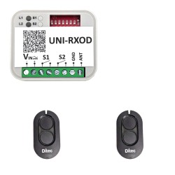 KRX-NI-433 DITEC ZEN2 távirányítóval: sokoldalú megoldás az automatizáláshoz