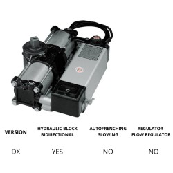 Atuador subterrâneo direito para portões basculantes FADINI COMBI 740 110° 7677BB3DXL