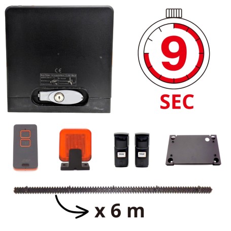 SPEEDY: Record Speed for Your Sliding Gate kit including rack