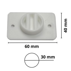 WHITE doboz övfuratfedő sapka motorizáció esetén