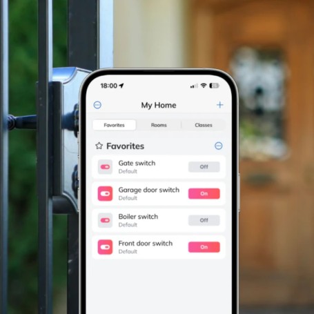 Mini modul s suhim kontaktom SW0702-E - Pametni WiFi relej za naprave s suhim kontaktom